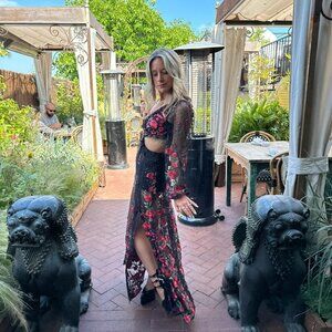 For Love & Lemons Araceli Maxi Dress